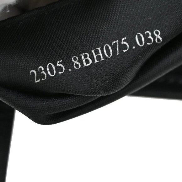 FENDI Logo Zucchino Shoulder Tote Bag Canvas Leather Black SHW Italy 76YH755 - Picture 14 of 14